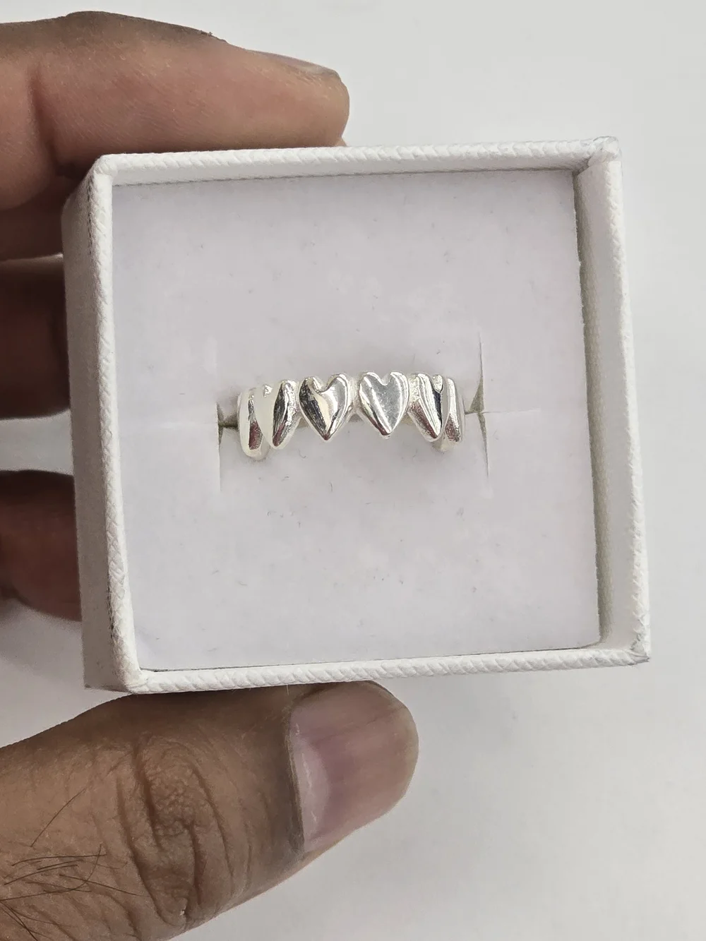 925 Sterling Silver Heart Ring For Women